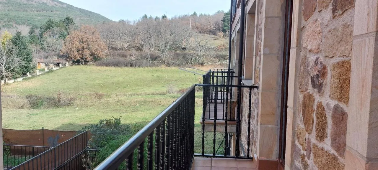 Las vistas desde el balcón: los robles de Molinos